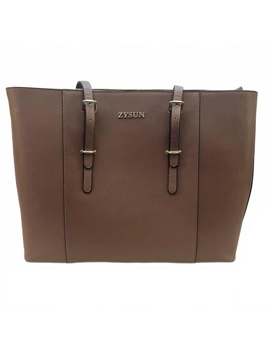 Handbags - Zysun Fashion Design Laptop Tote Purse Adjust Strap Work School Bag